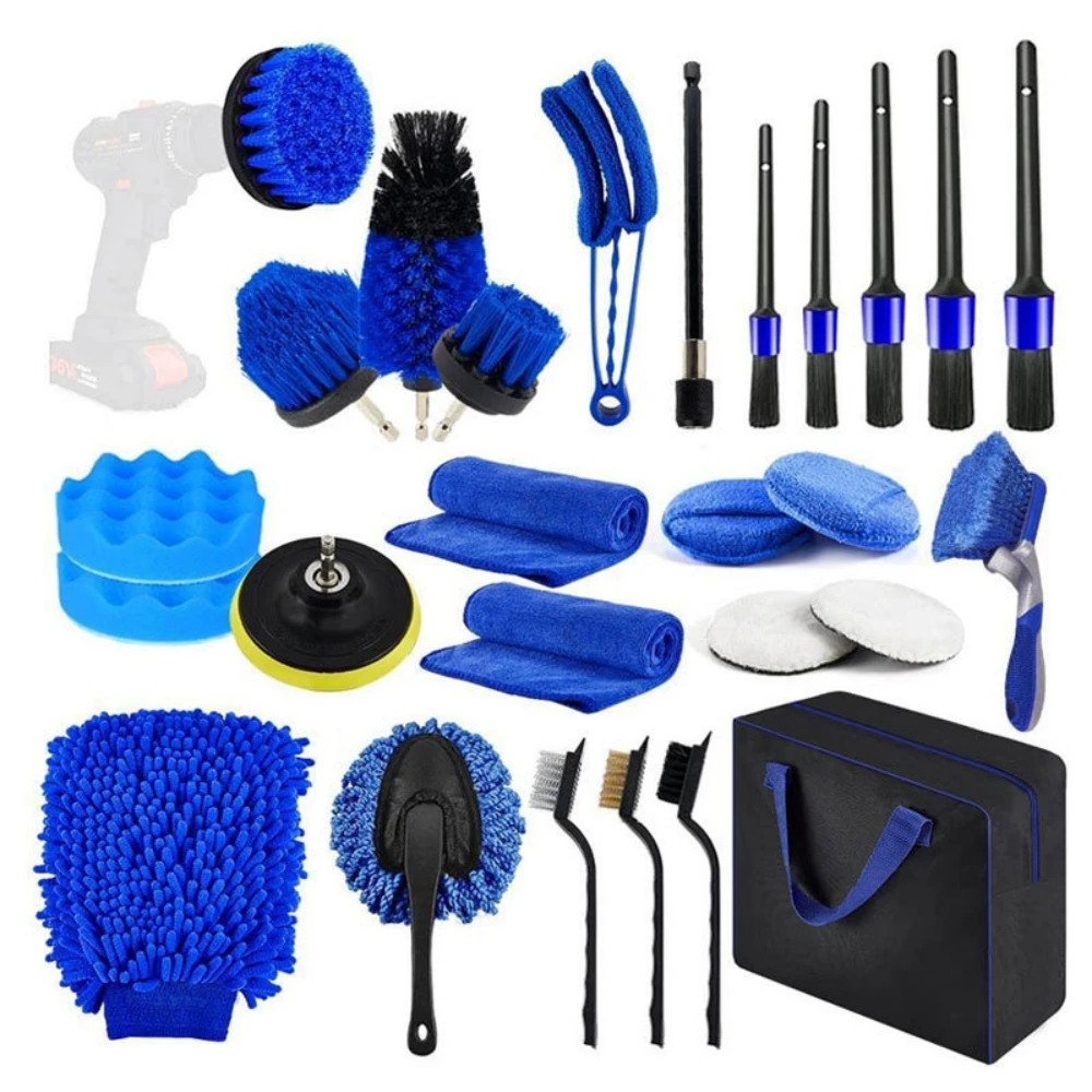 Dirt Brush Interior - Conjunto de escova de lavagem de