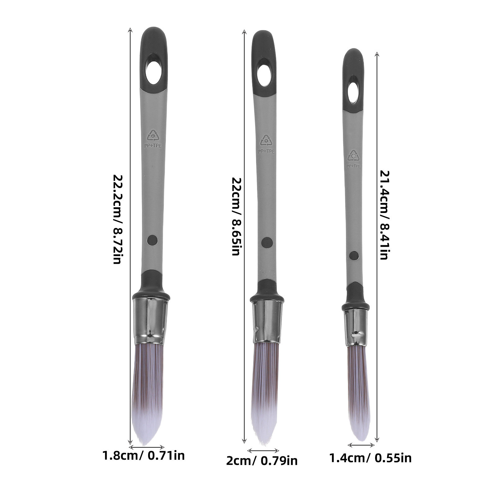 Conjunto de 3 Pincéis para Det - Detailing Brush Set avaliação e preço