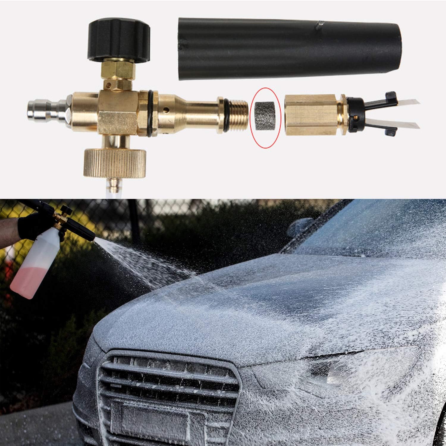 4 unidades de lança de espuma  - Foam Cannon Car Wash avaliação e preço